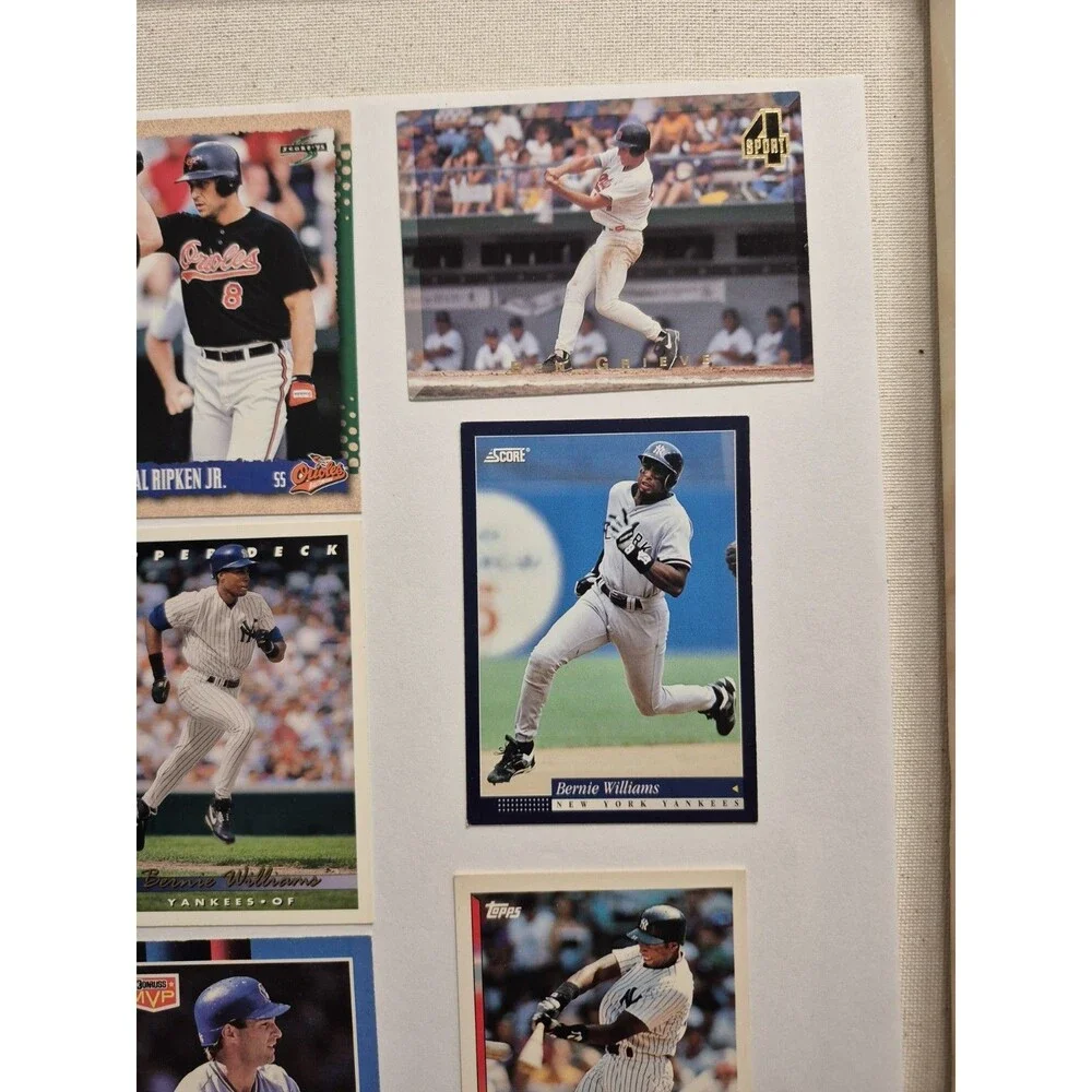 MLB Baseball Card Lot Cal Ripken Jr Bernie Williams Paul Molitor Ben Grieve LOT